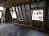 new build flats - roof interior